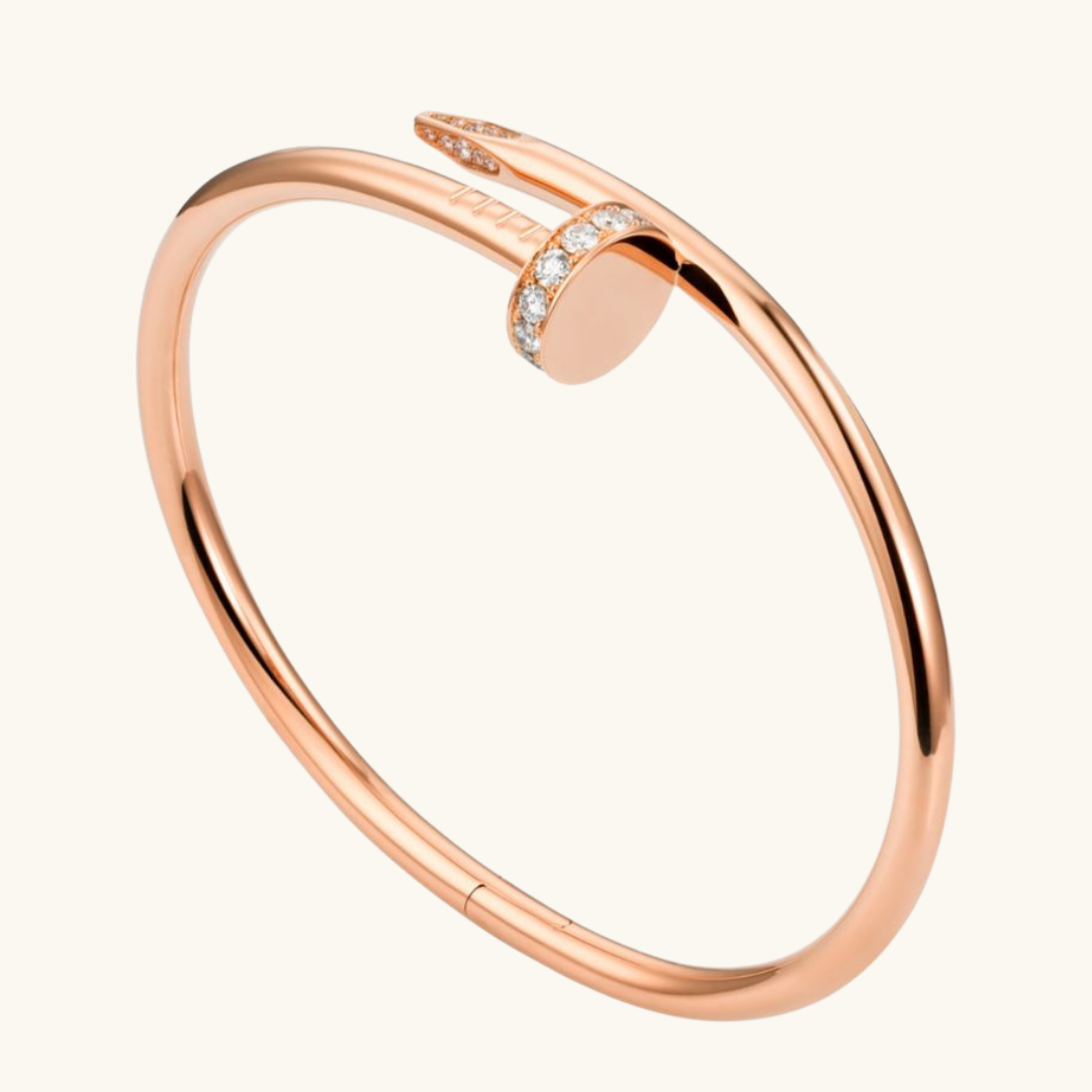 Elegant Roséguld Armbånd med Eksklusivt Design