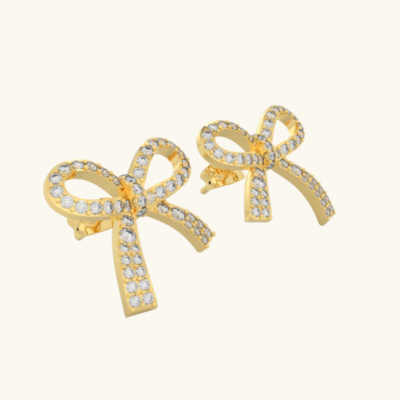Gold Round Earrings - TIA Collection