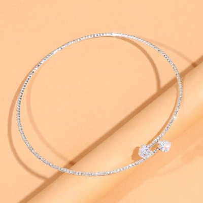 CRISTAL Diamant Pendant Necklace