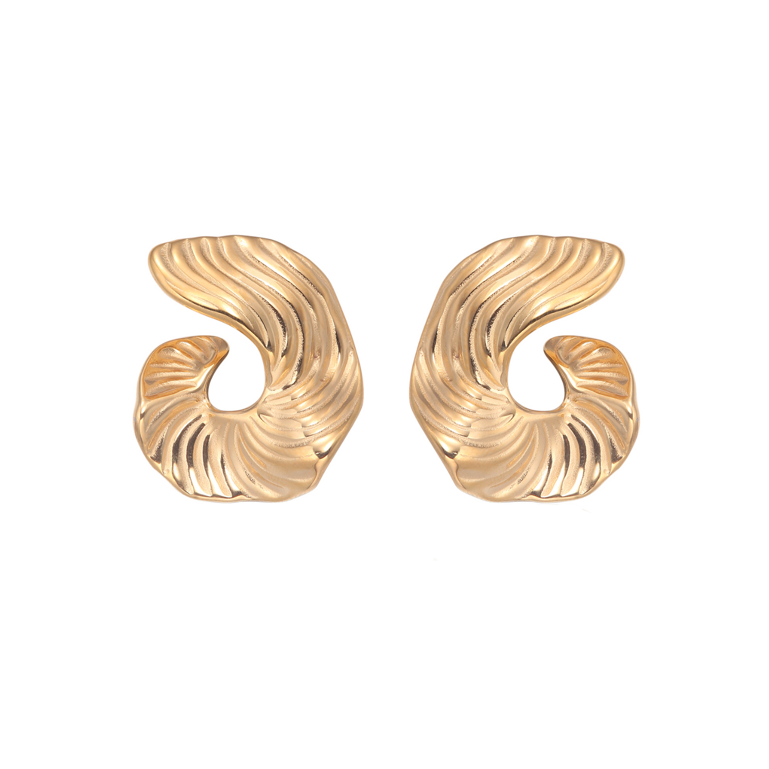 IRIS Jewelry: Gold Hoop Earrings