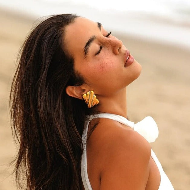 Pippa Gold Hoop Earrings