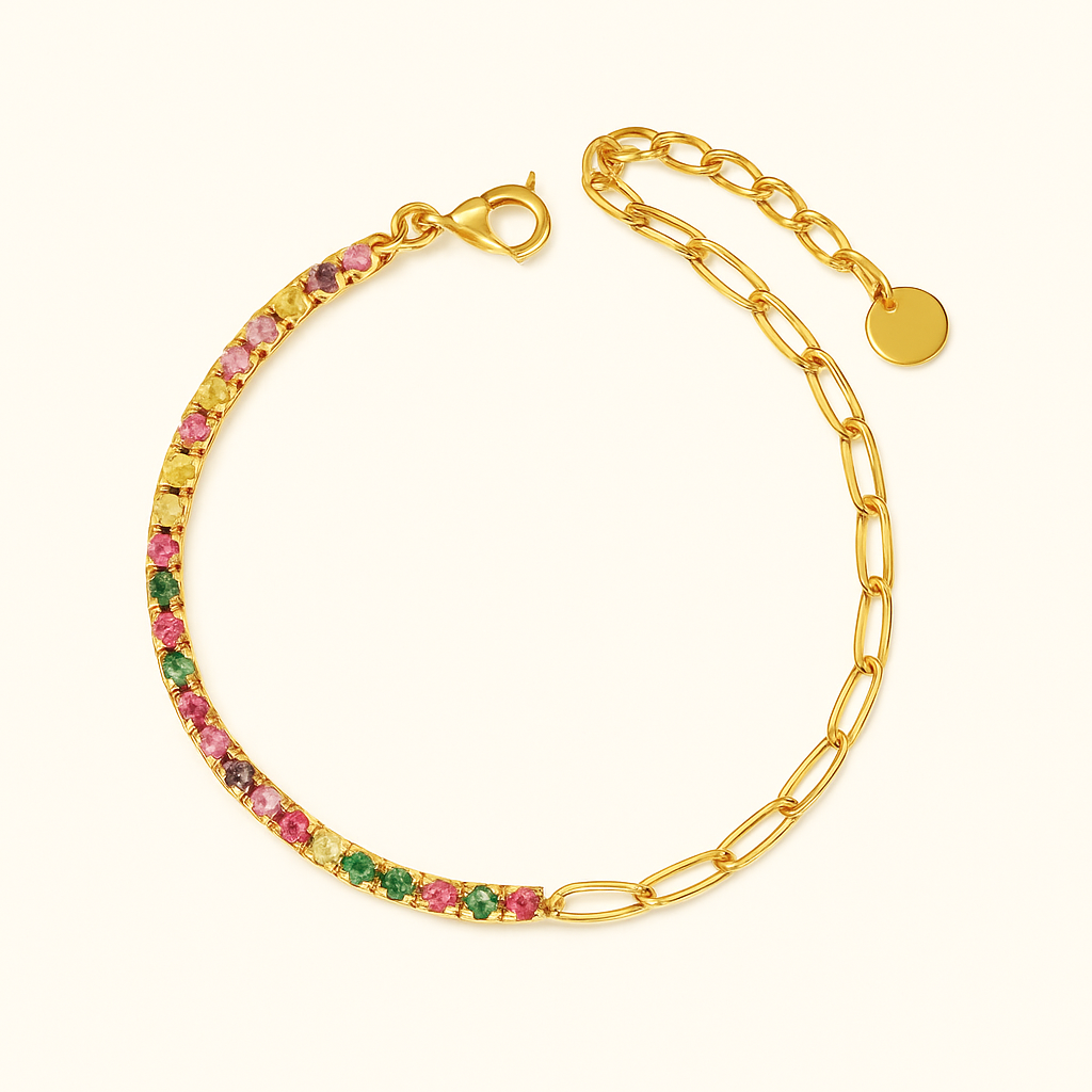 FAE Sæt med Lås og Tennis-inspireret Armbånd