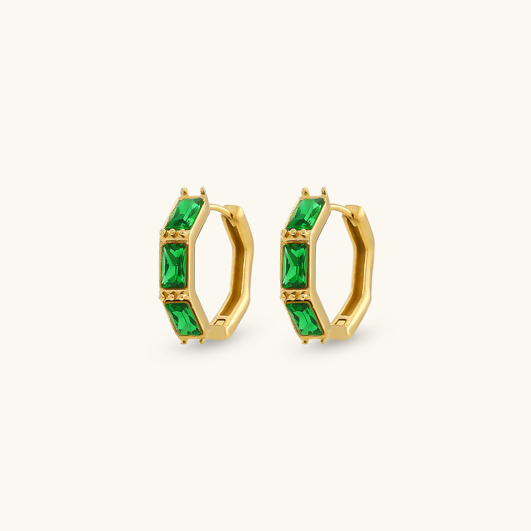 Elira Diamond Hoop Earrings