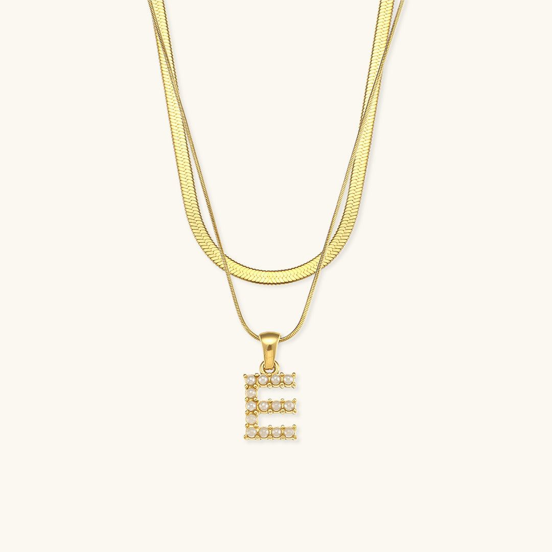 Fiona Kihtne Gold Personalized Initial Necklace
