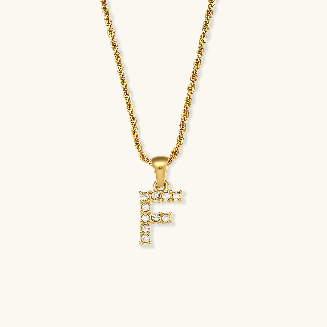 Maeve Initialhalskæder med Diamantbesætning