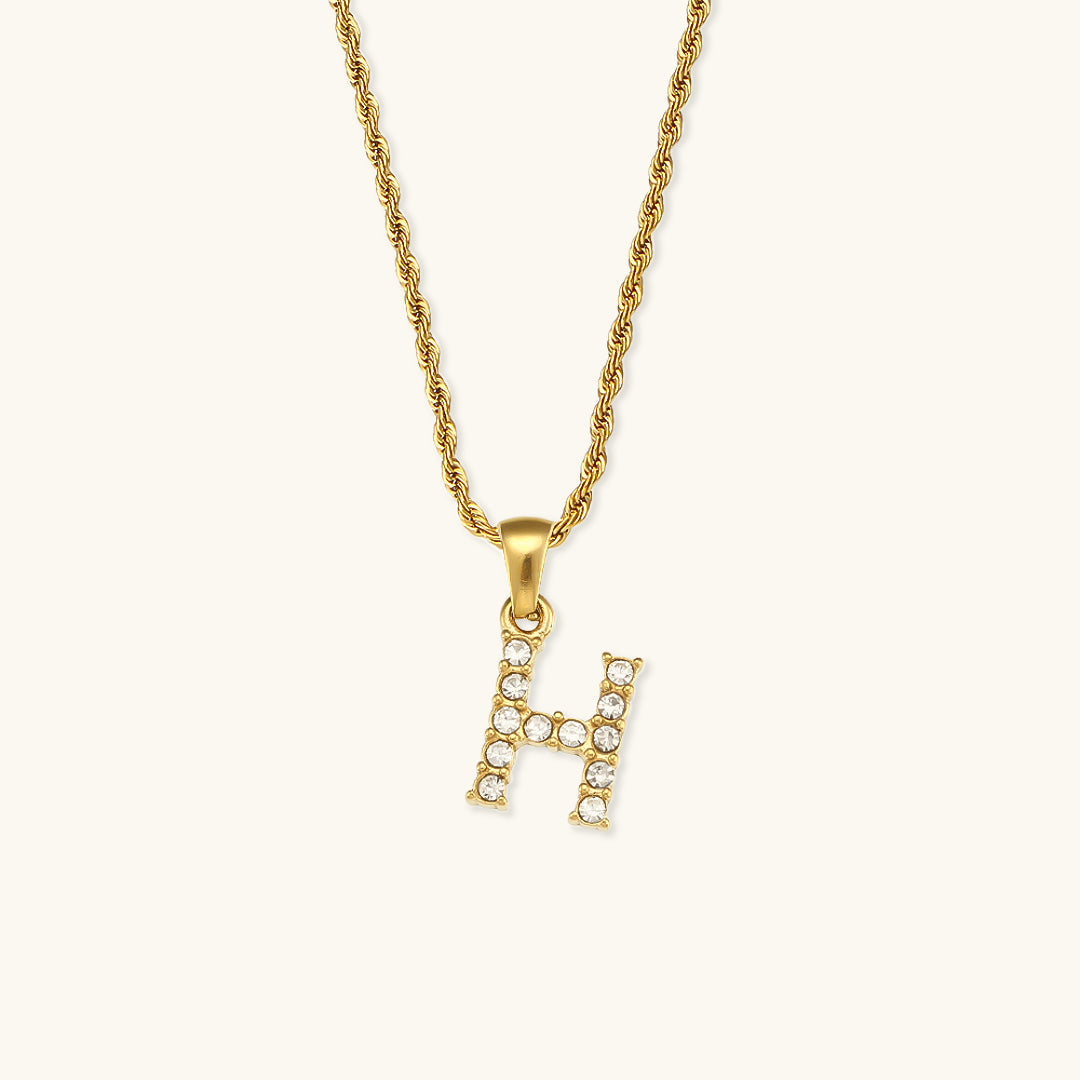 Maeve Initialhalskæder med Diamantbesætning