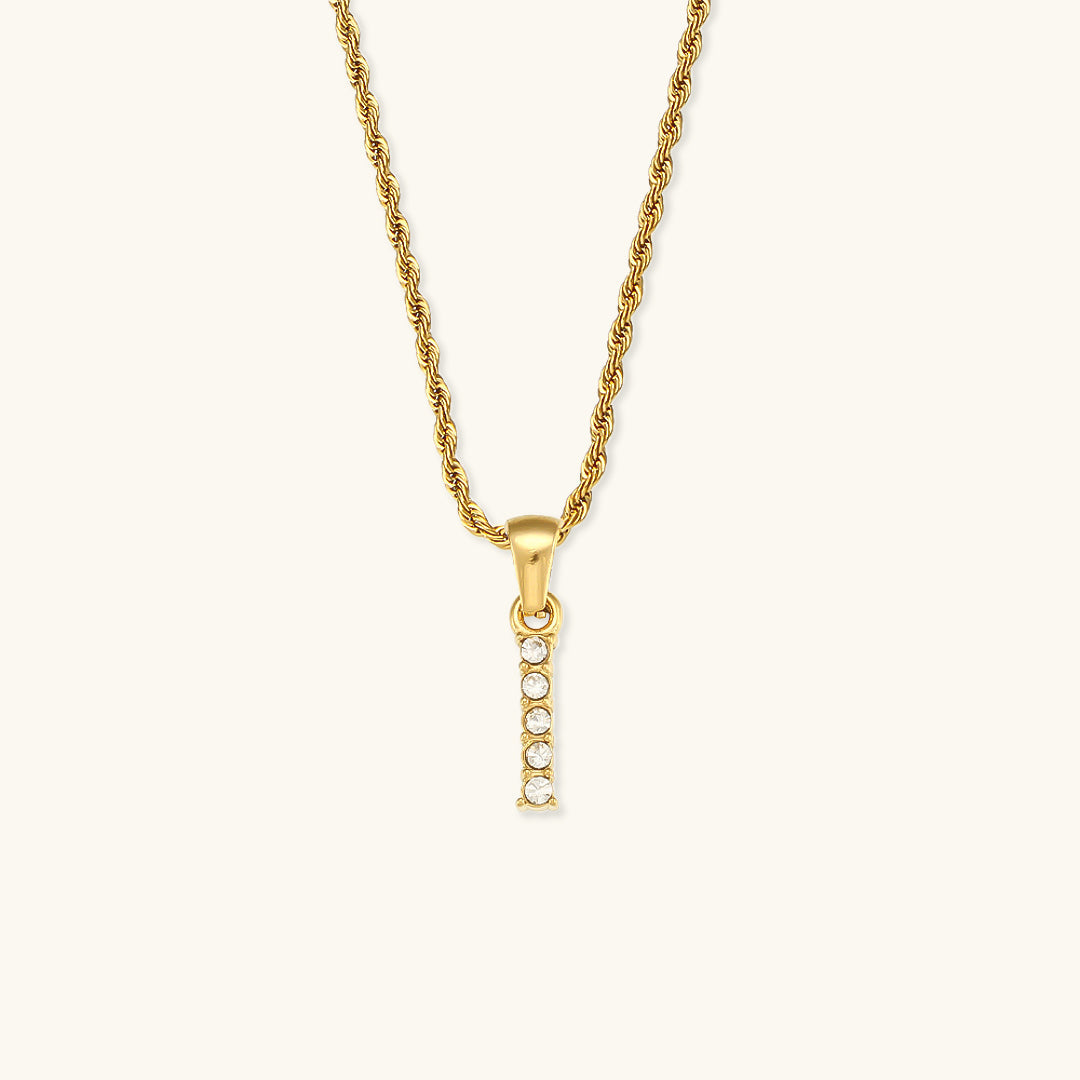Maeve Initialhalskæder med Diamantbesætning