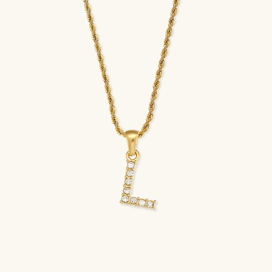 Maeve Initialhalskæder med Diamantbesætning