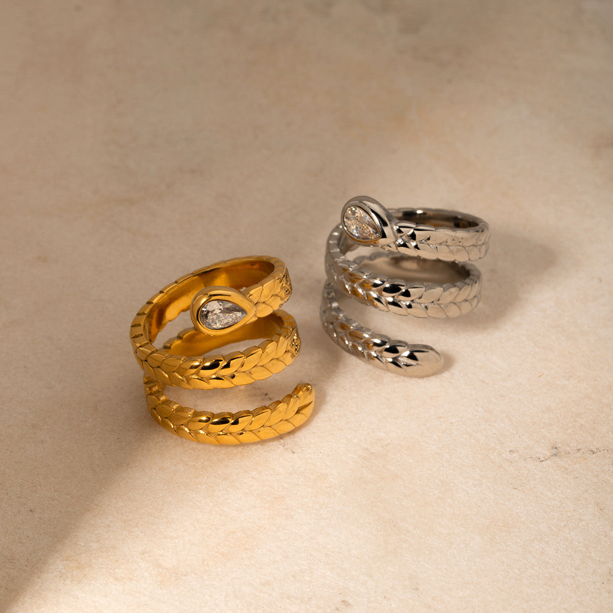 Davina Gold Dragon Ring