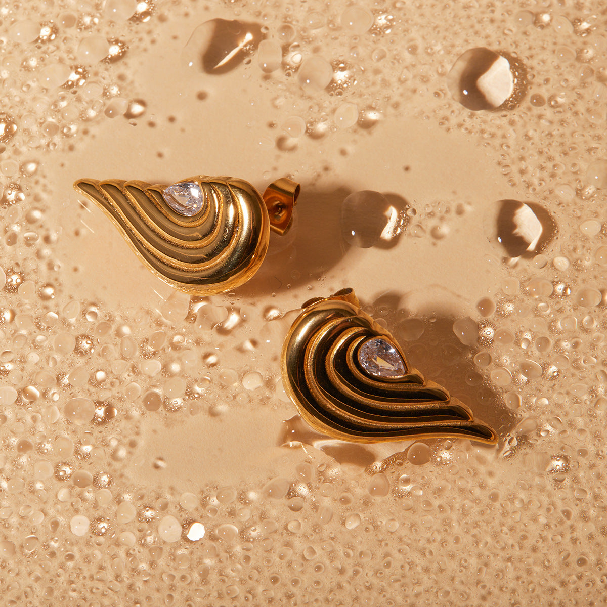 Thalia Gold Hoop Earrings
