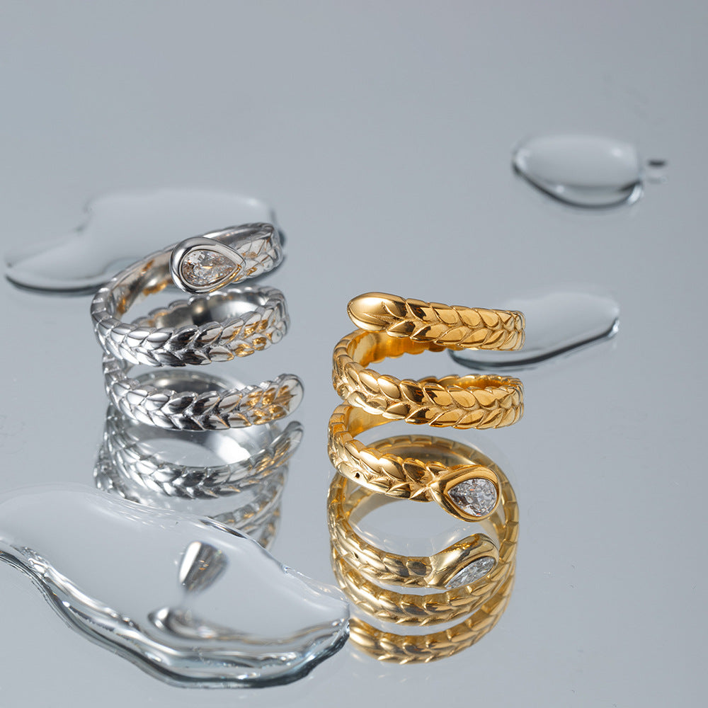 Davina Gold Dragon Ring