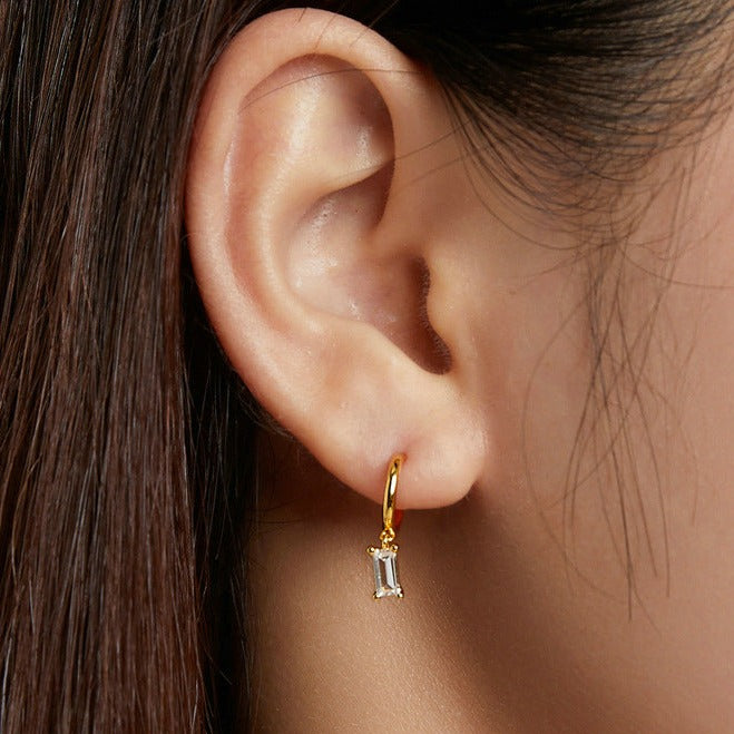 Harlow Diamond Hoop Earrings