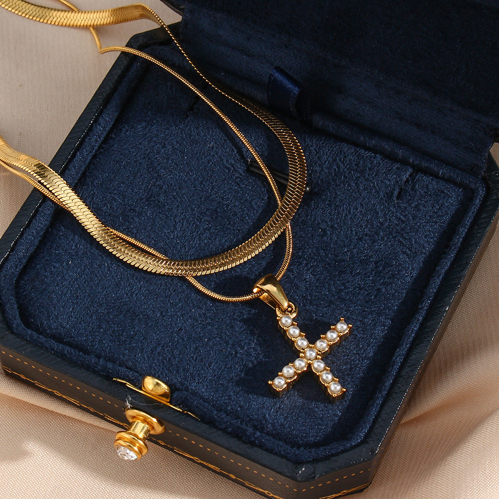Fiona Kihtne Gold Personalized Initial Necklace