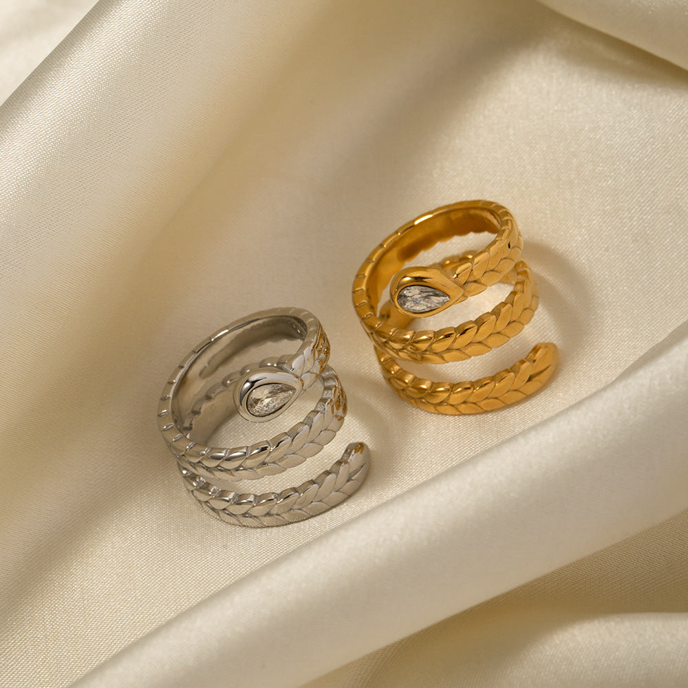 Davina Gold Dragon Ring