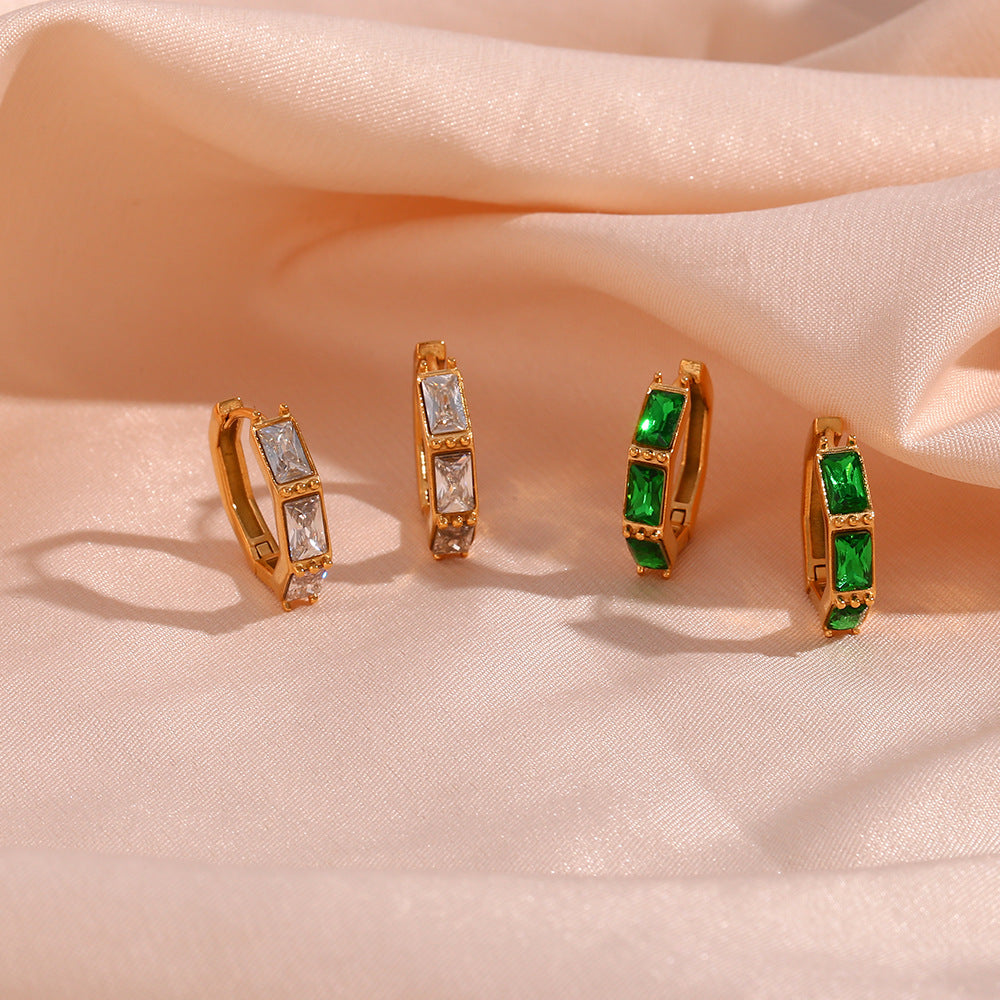 Elira Diamond Hoop Earrings