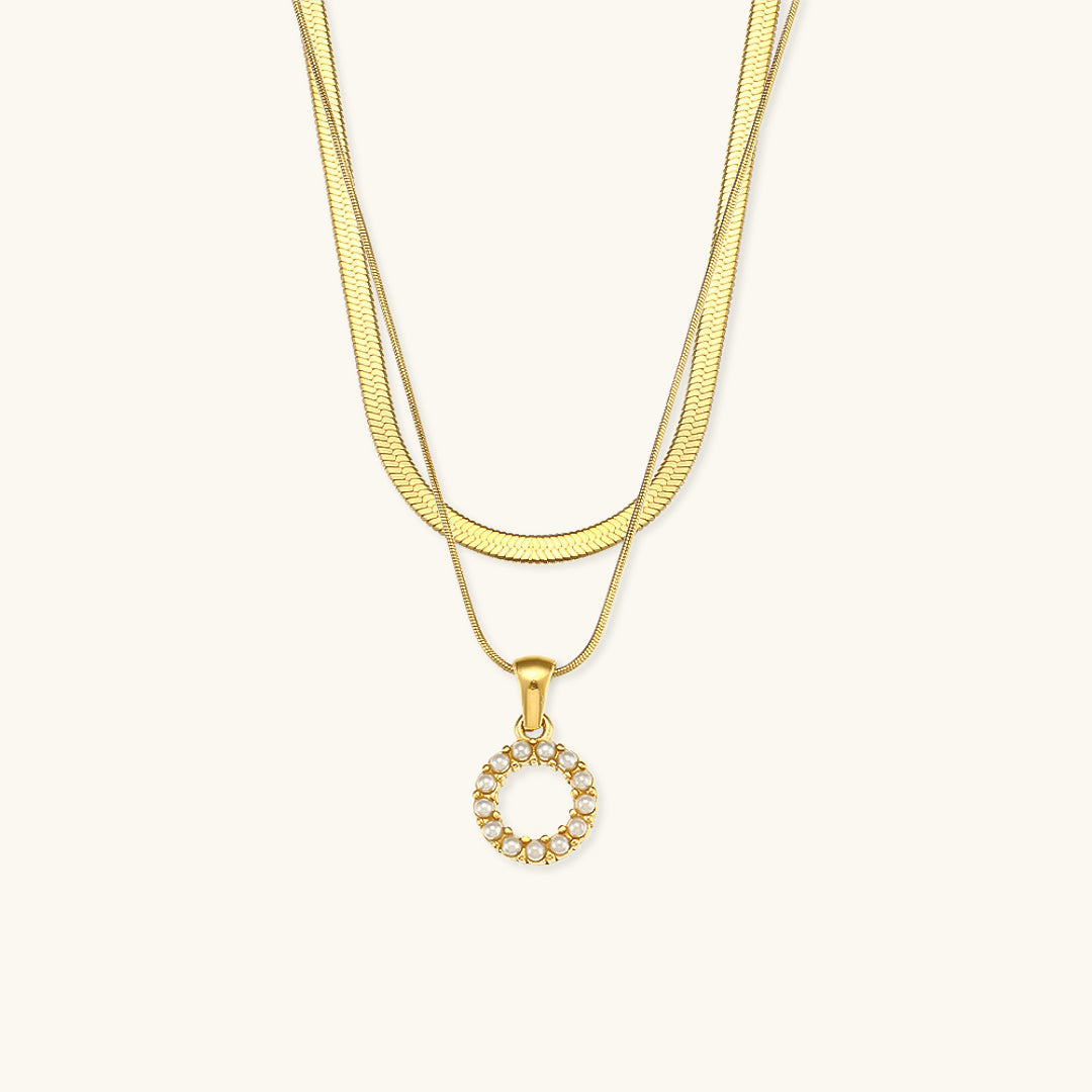 Fiona Kihtne Gold Personalized Initial Necklace