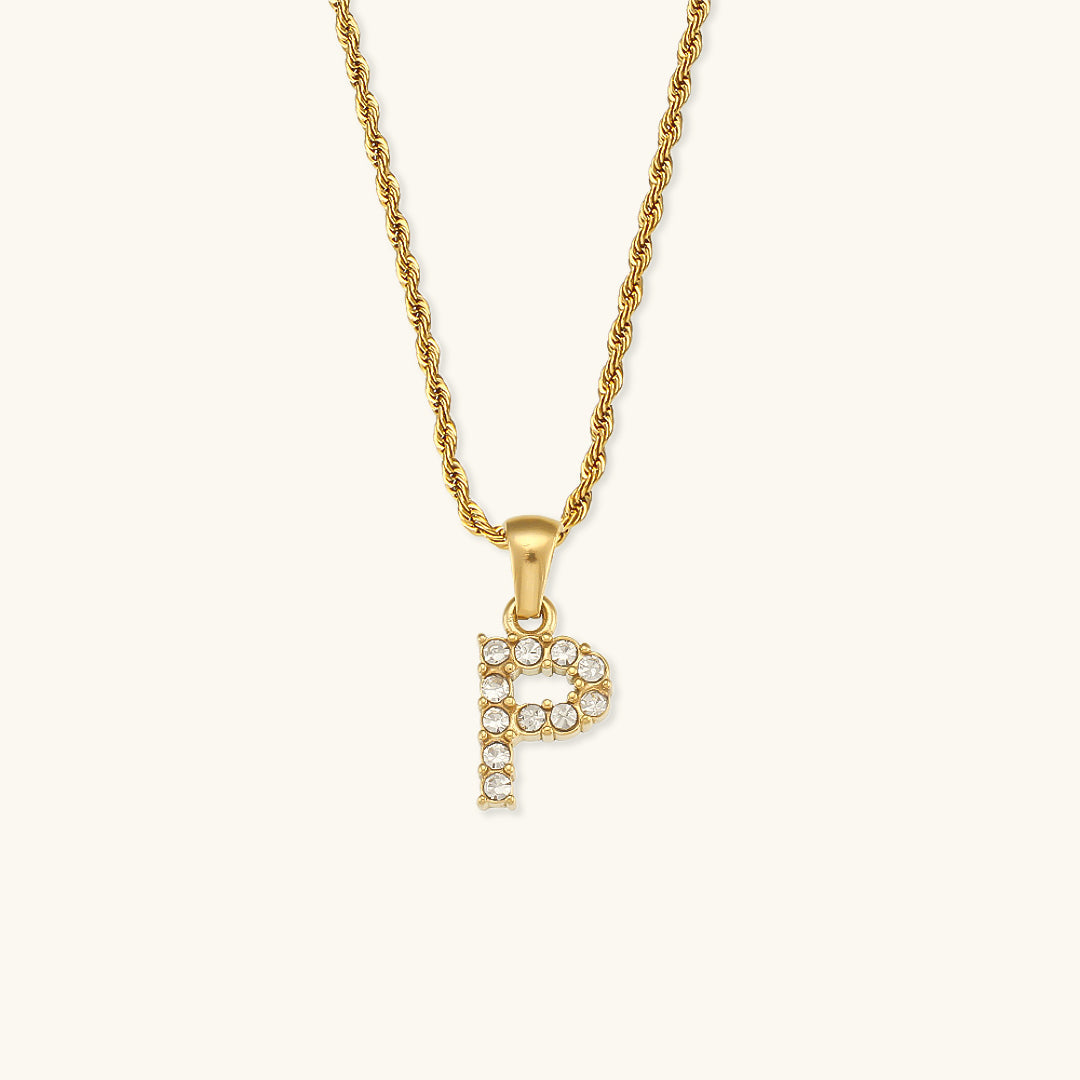 Maeve Initialhalskæder med Diamantbesætning
