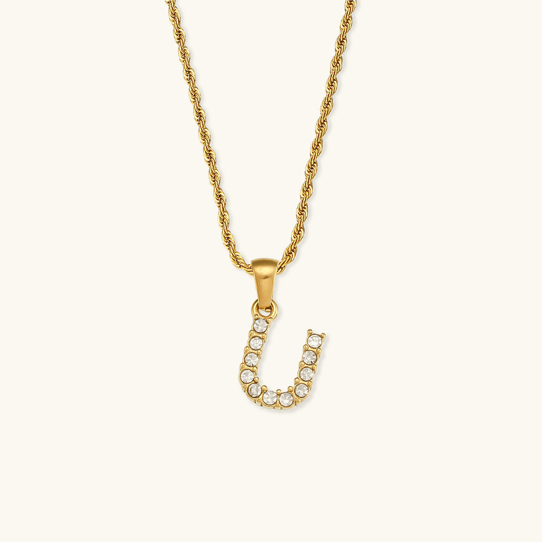 Maeve Initialhalskæder med Diamantbesætning