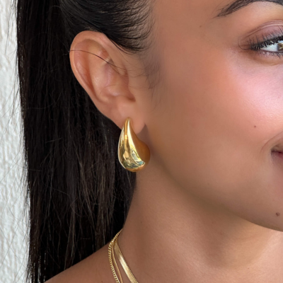 ELLA Gold Water Earrings