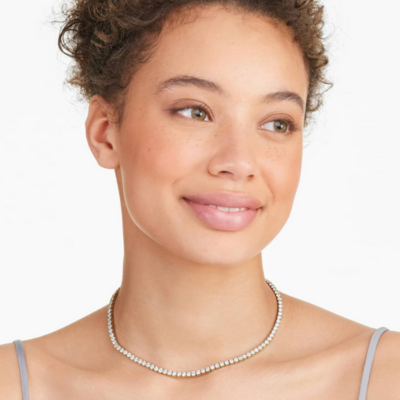 ABBY Rund Tennis Halskæde" could be rewritten as "ABBY Rund Tennis Necklace.