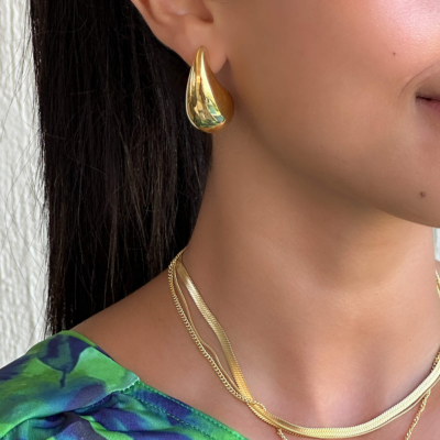 ELLA Gold Water Earrings