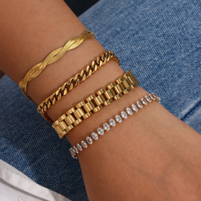NIKKI Justerbart Armbånd