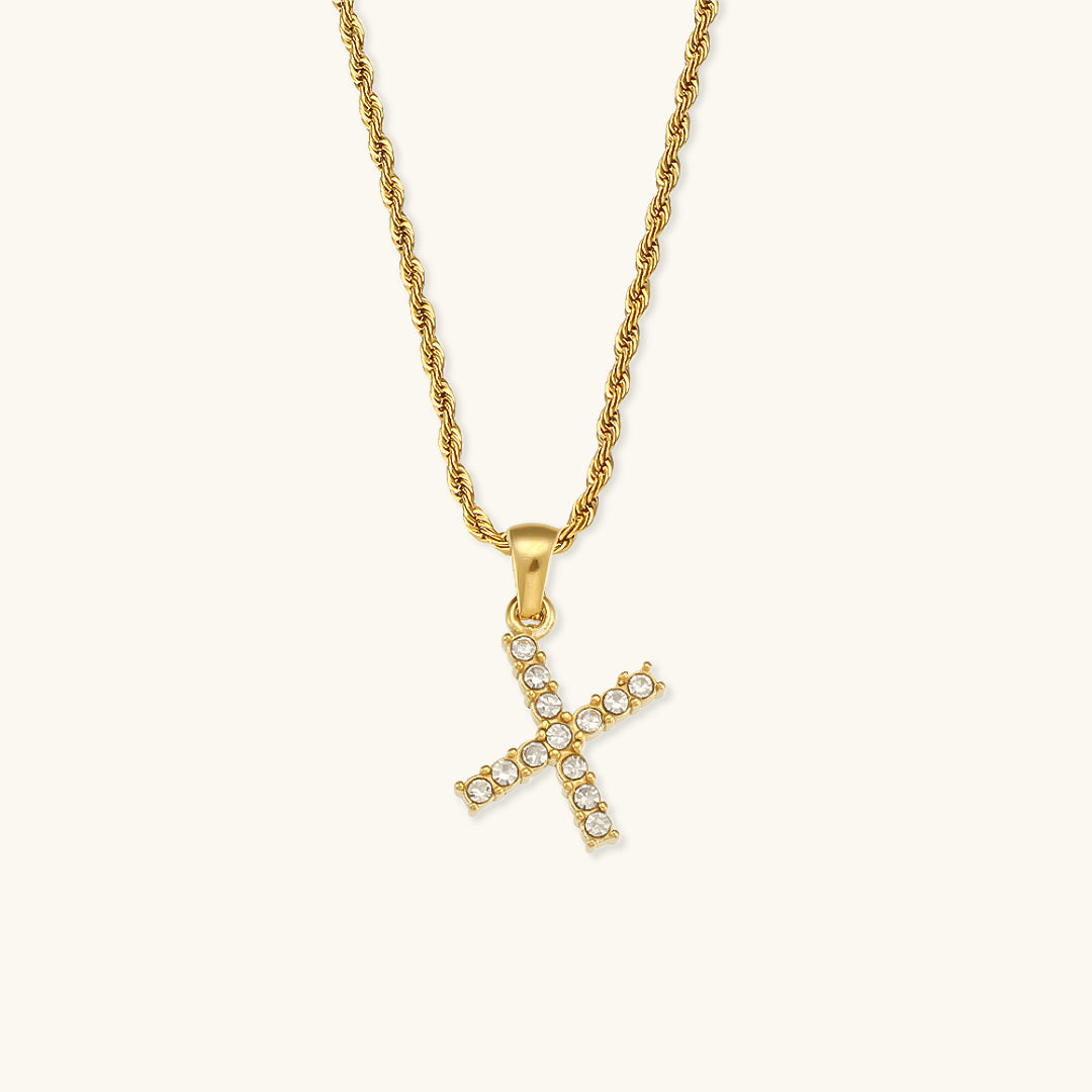Maeve Initialhalskæder med Diamantbesætning