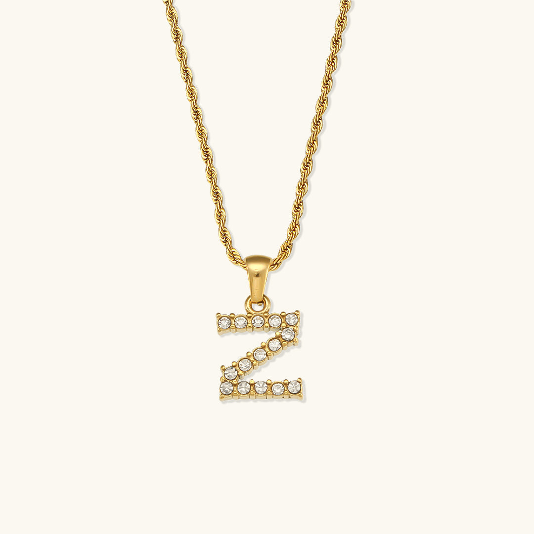 Maeve Initialhalskæder med Diamantbesætning