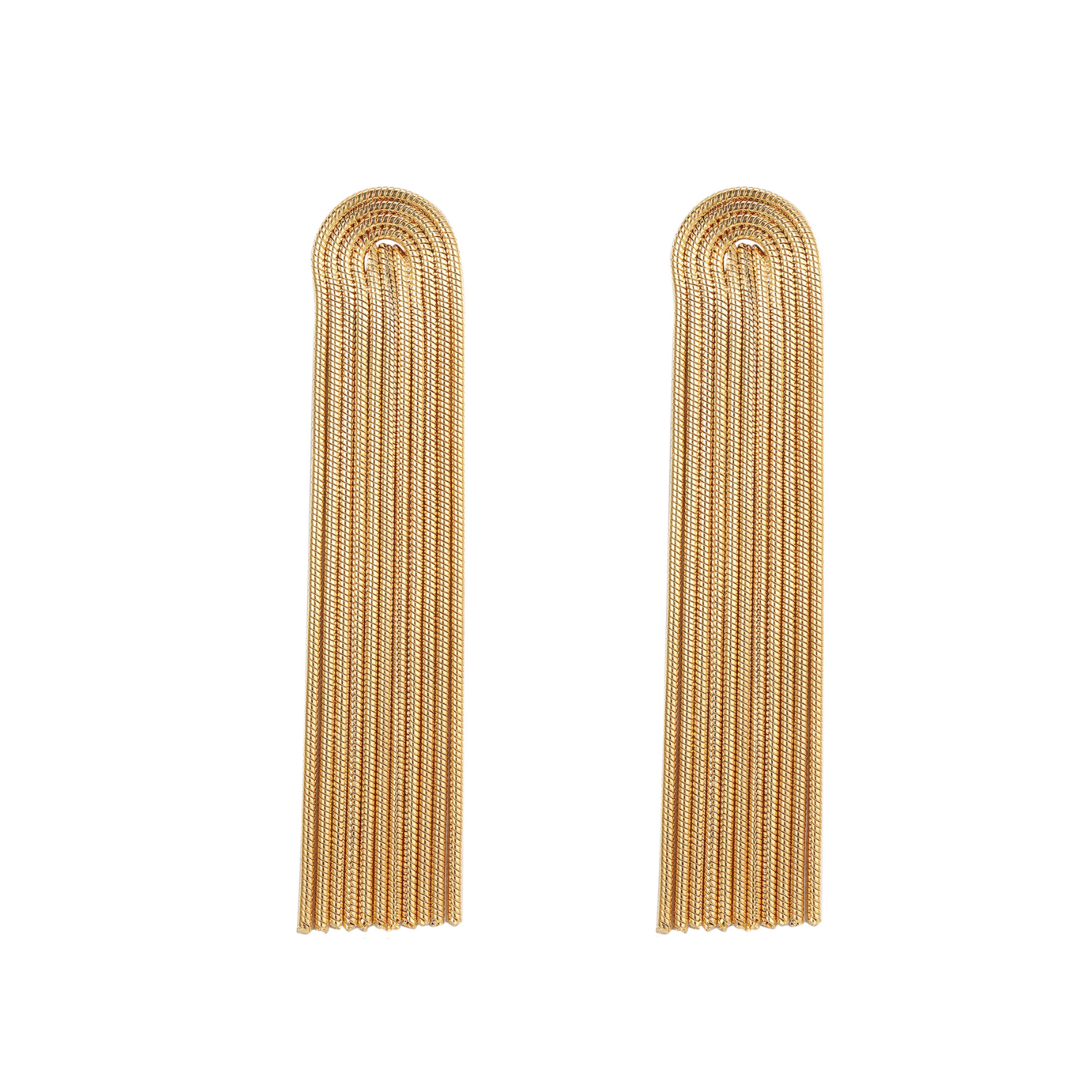 LYRA Gold Round Earrings