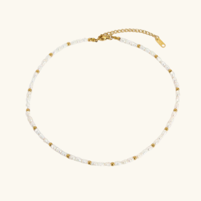 Bali Pearl Gold Necklace