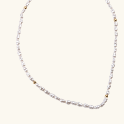 Bali Pearl Gold Necklace