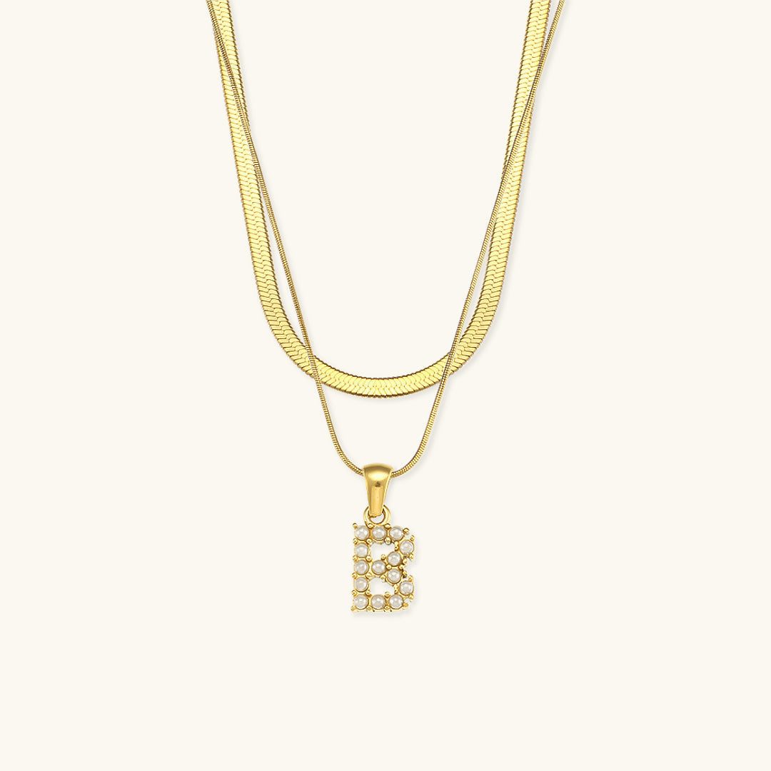 Fiona Kihtne Gold Personalized Initial Necklace