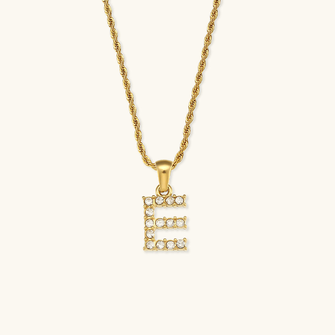 Maeve Initialhalskæder med Diamantbesætning