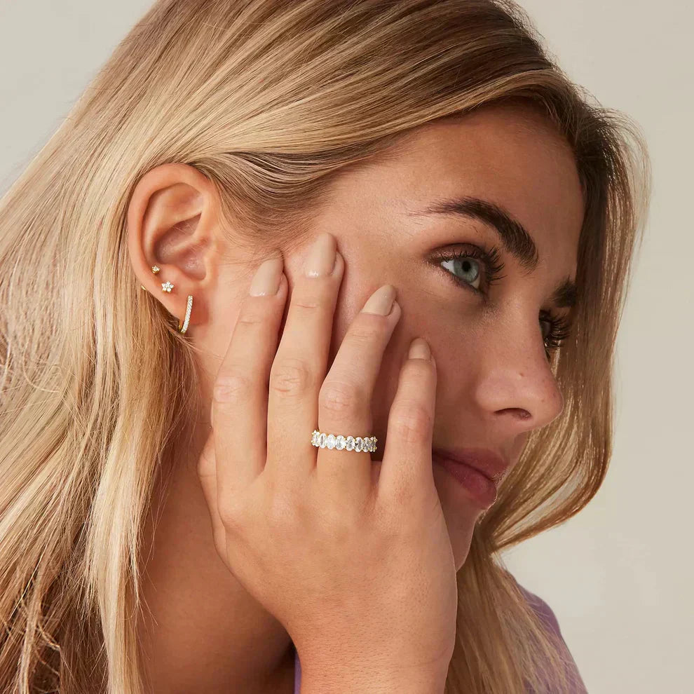 Antoinette Synthetic Diamond Ring
