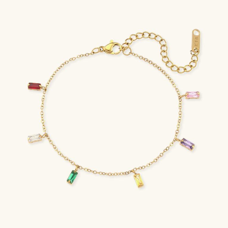 Josephine Armring med Ædelsten" can be rewritten as "Josephine Armbånd med Ædelsten.