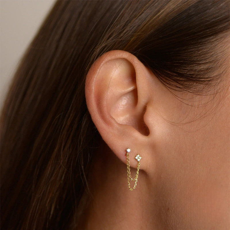 Kendall Diamond Pendant Earrings