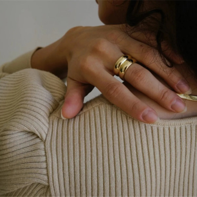 Layered BIRDIE Ring