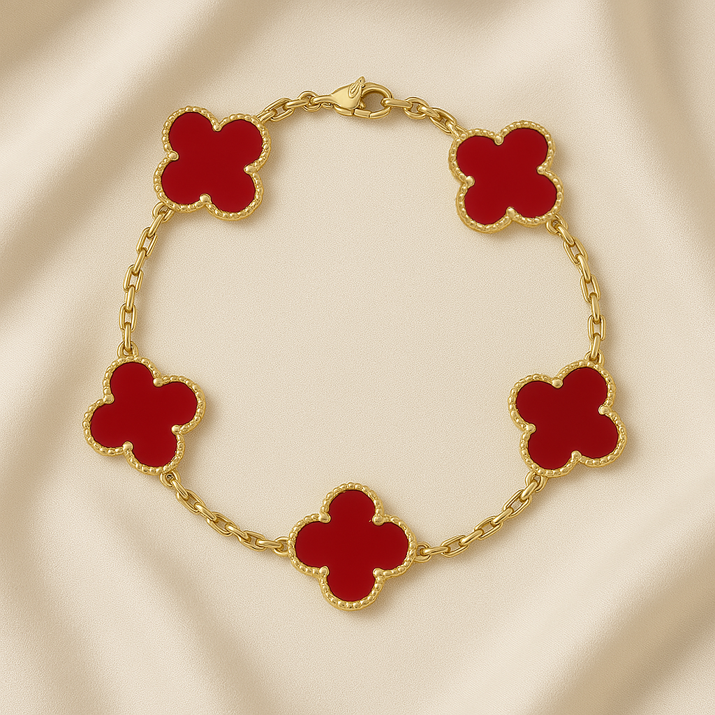 "DJEETLINA | Rød Armbånd Design" can be rewritten as "DJEETLINA | Rød Armbåndstil" or "DJEETLINA | Rødt Armbånd Design".